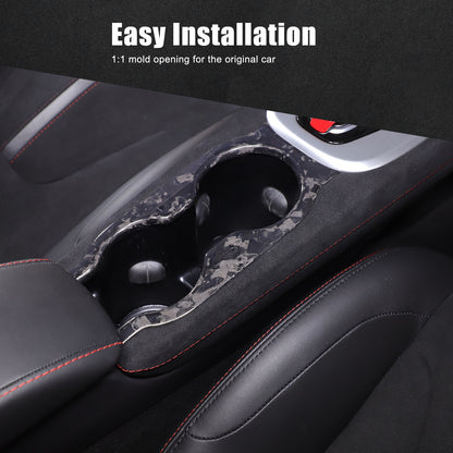 Forged Carbon Fiber Interior Center Console Cover Trim For Lotus EMIRA 2021-25 22