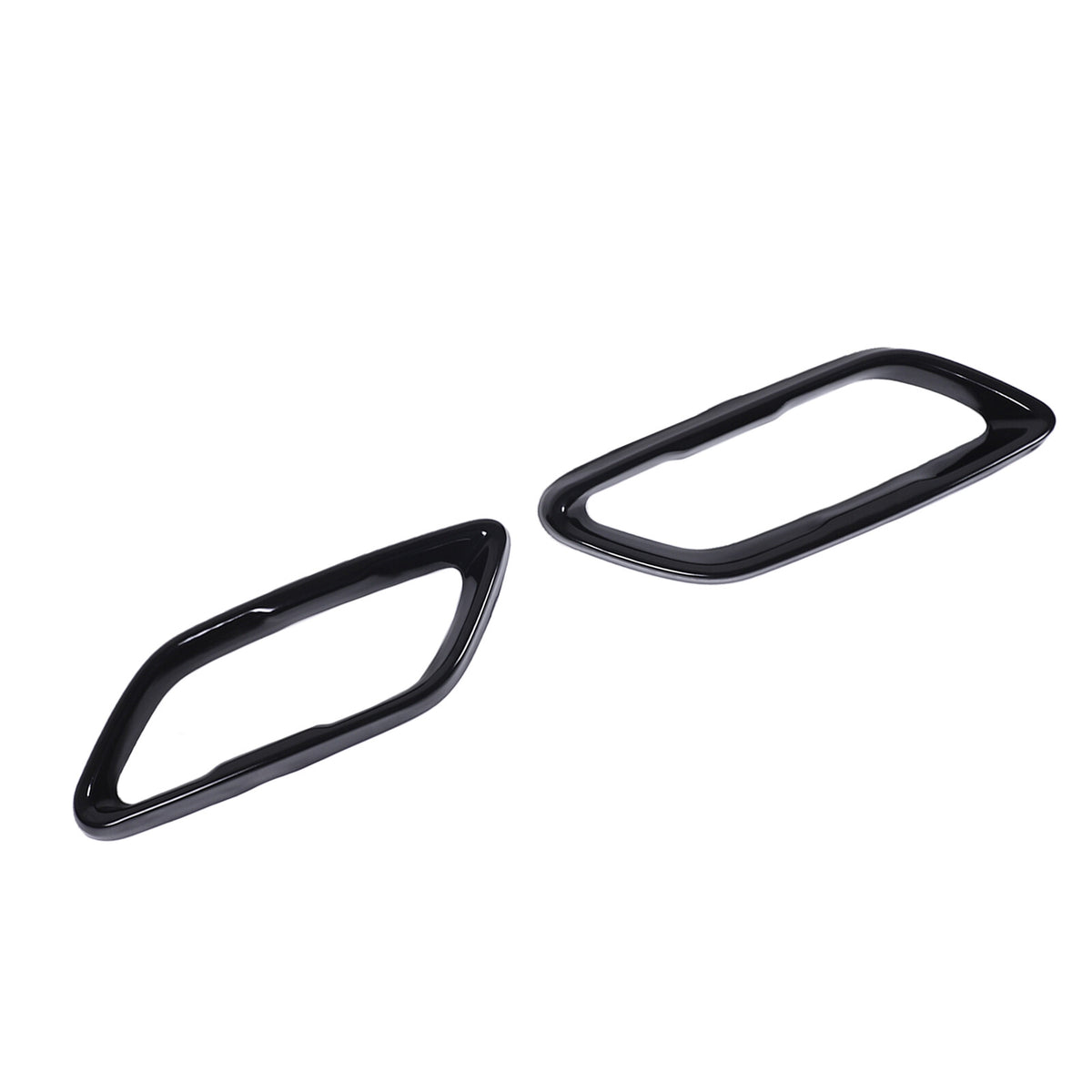Glossy Black Stainless Rear Exhaust Tip Trim For BMW 8 Series Coupe G14 2019+ 5