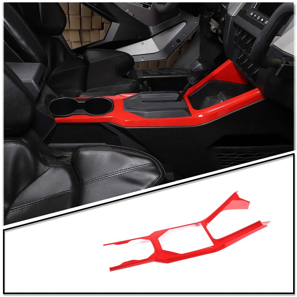 Red Center Console Panel Cover Trim For Polaris RZR PRO XP Ultimate 2021 US 3