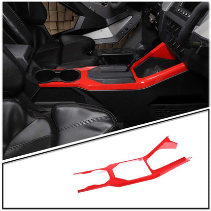 Red Center Console Panel Cover Trim For Polaris RZR PRO XP Ultimate 2021 US 3