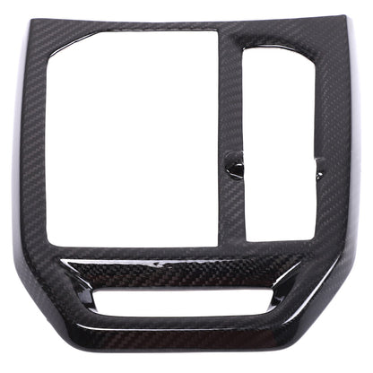 Real Carbon Fiber Center Console Gear Shift Frame Trim For BMW iX I20 2022-2024 5