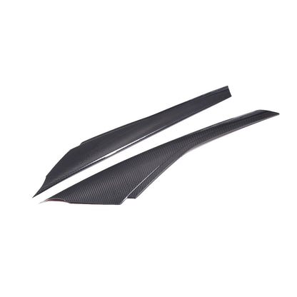 Real Carbon fiber Exterior Grille A Pliiar Trim Set For Corvette C7 Z06 14-19 16