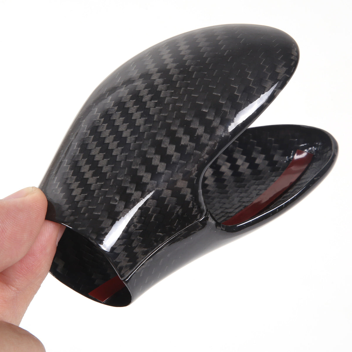 Real Carbon Fiber Car Gear Shift Knob Cover Head Trim For Corvette C6 2005-2013 16