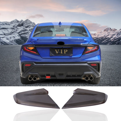 Smoked Tail Light Cover Rear Light Guards Trim Set For Subaru WRX 2022-2024 2