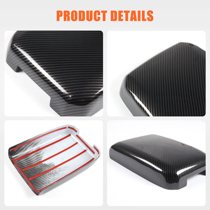 ABS Carbon Fiber Center Console Armrest Box Cover For Toyota Tacoma 2016-23 13