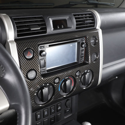 ABS Carbon Fiber Full Interior Center Decoration Trim Kit For FJ Cruiser 2007-21 - Styles 1-5 42