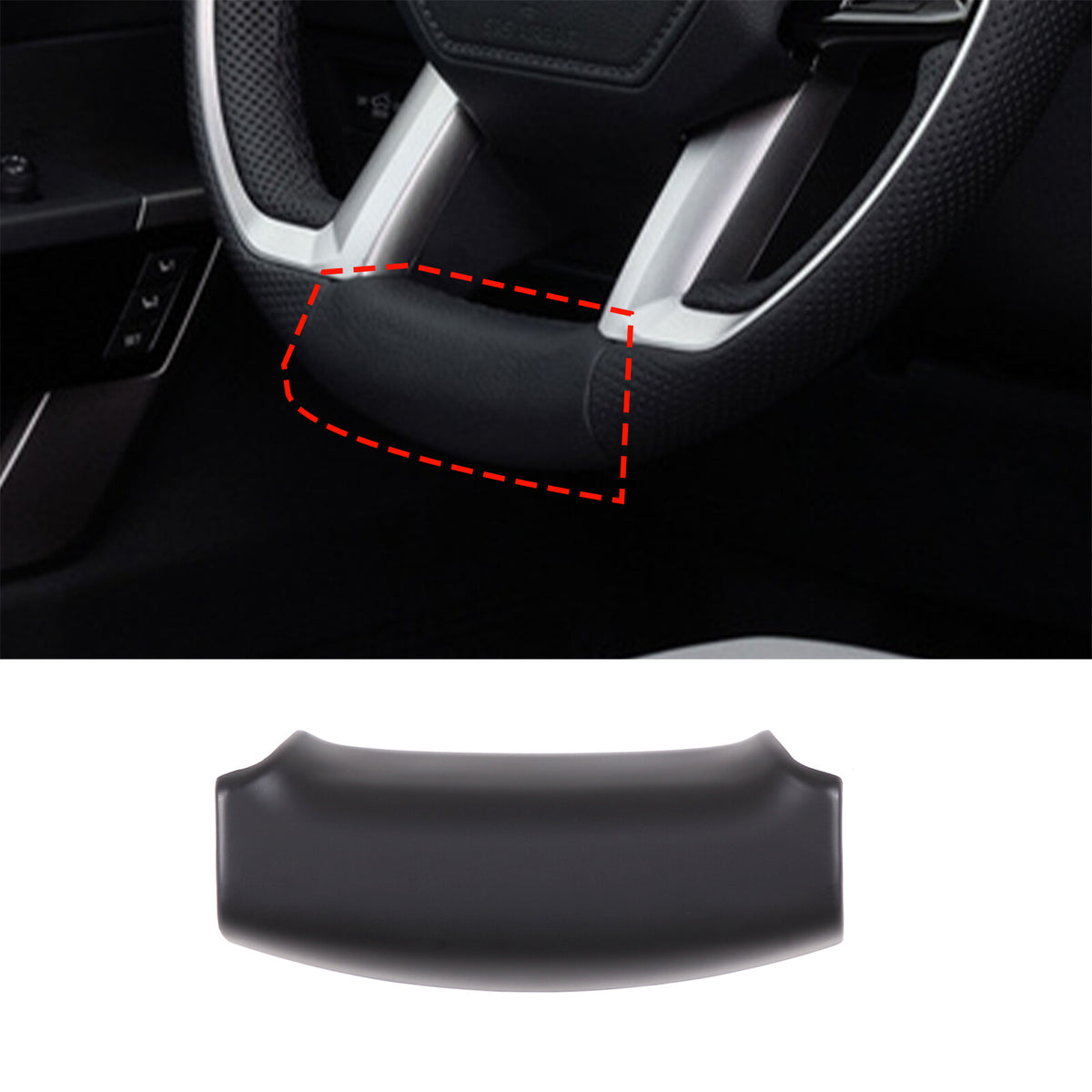 Matte Black ABS Interior Decoration Cover Trim Kit For Toyota Tundra 2022-26 US - Variants 6-10 23