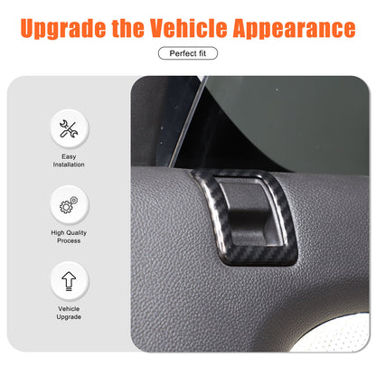 ABS Carbon Fiber Interior Decor Trim Cover For Cadillac Escalade 2007-14 7