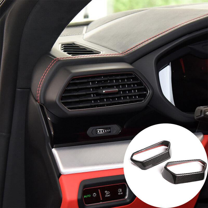 Carbon Fiber Console & Side Air Outlet Cover Trim For LAMBORGHINI URUS 2018-23 7