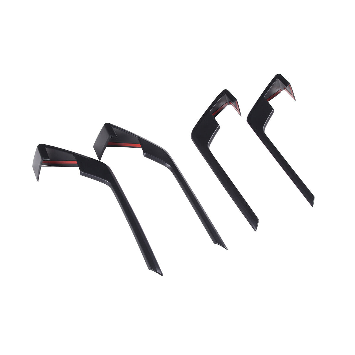 Matte Black ABS Interior Decoration Cover Trim Kit For Toyota Tundra 2022-26 US - Variants 21-25 35
