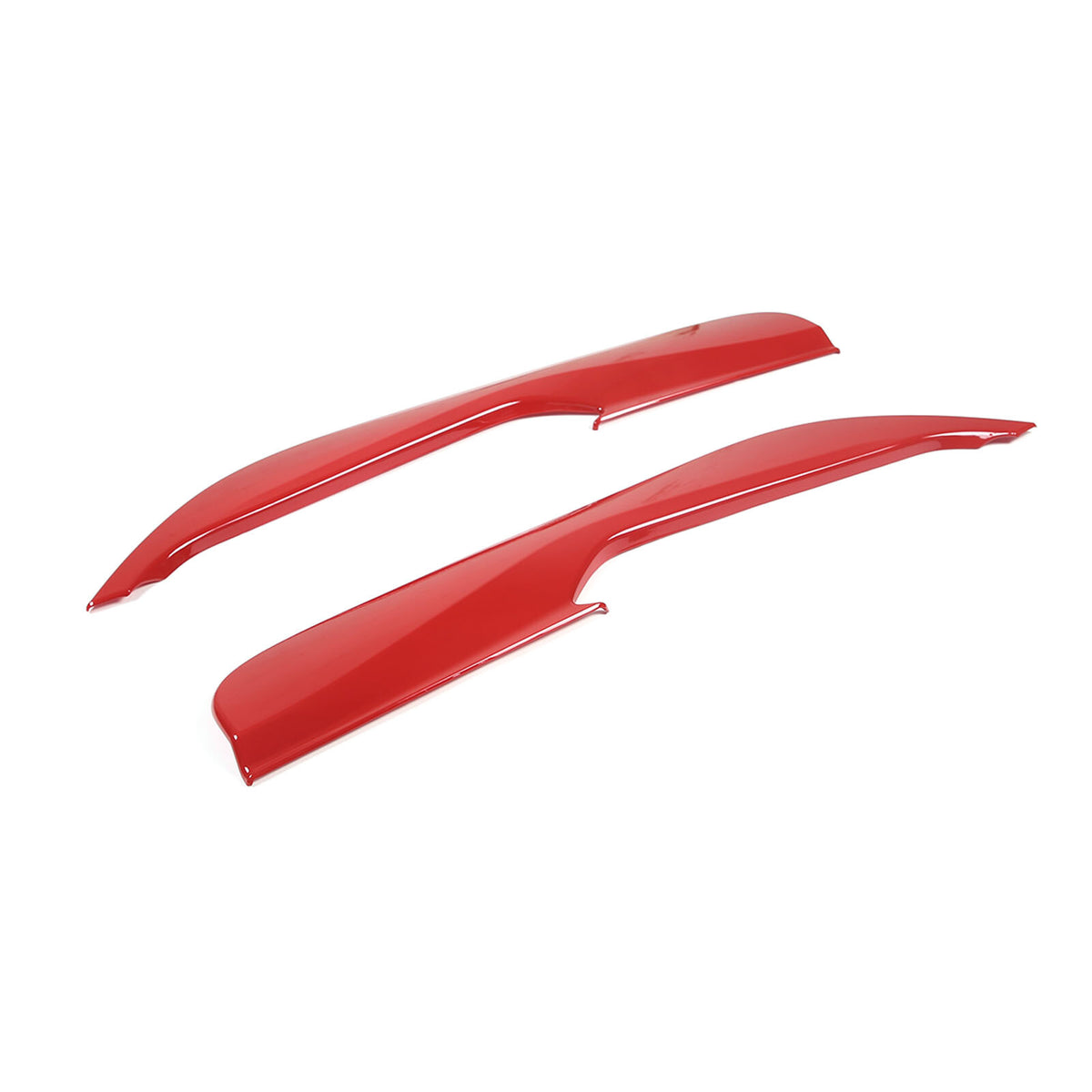 Sports Red ABS Interior Door Anti-kick Panel Cover Trim For Corvette C8 20+ US 15