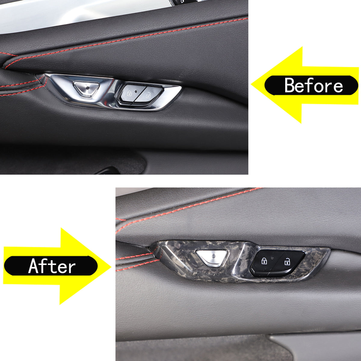 Forged Real Carbon Fiber Full Interior Set Cover Trim Kit For Corvette C8 20-25 - Variants 16-20 8