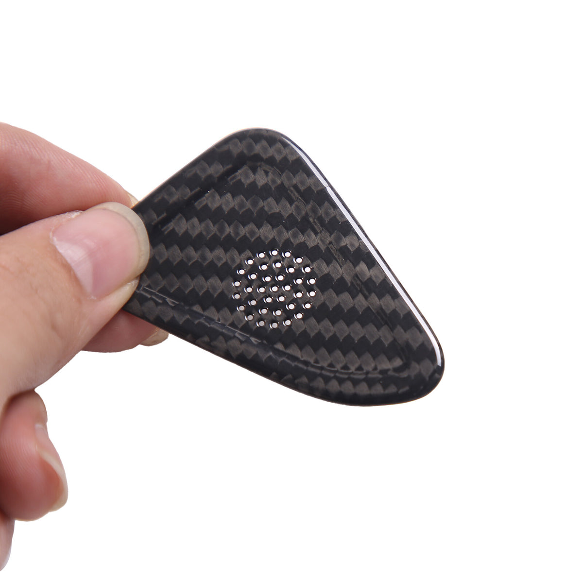 Real Carbon Car Door Panel Tweeter Trim Mesh Cover For Corvette C8 Z06 20-26 US 7
