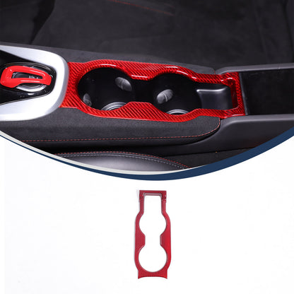 Red Real Carbon Fiber Interior Center Console Cover Trim For Lotus EMIRA 2021-25 3