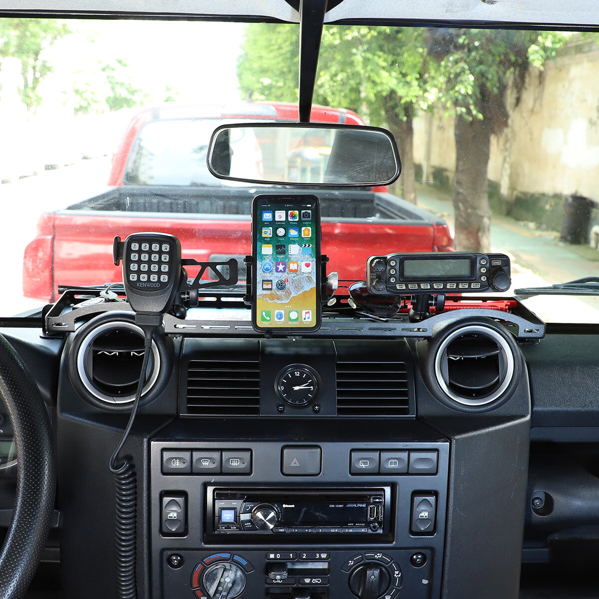 Dashboard Multi-functional Phone Holder Bracket For Land Rover Defender 04-19 7