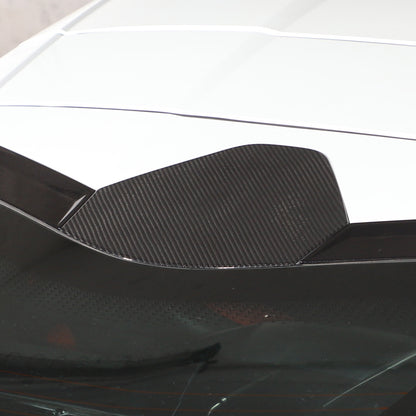 Real Carbon Fiber Rear Window Decklid Cover For Corvette C8 Coupe 2020-26 15