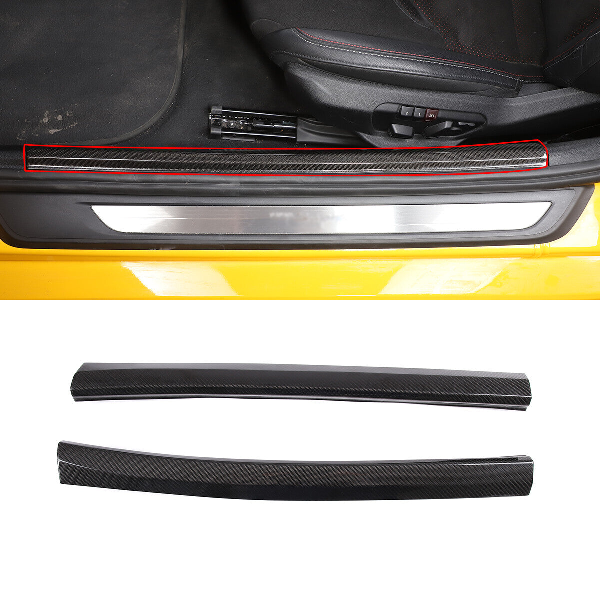 Real Carbon Fiber Full Interior Set Decor Trim Kit For Toyota Supra A90 MK5 19+ 126