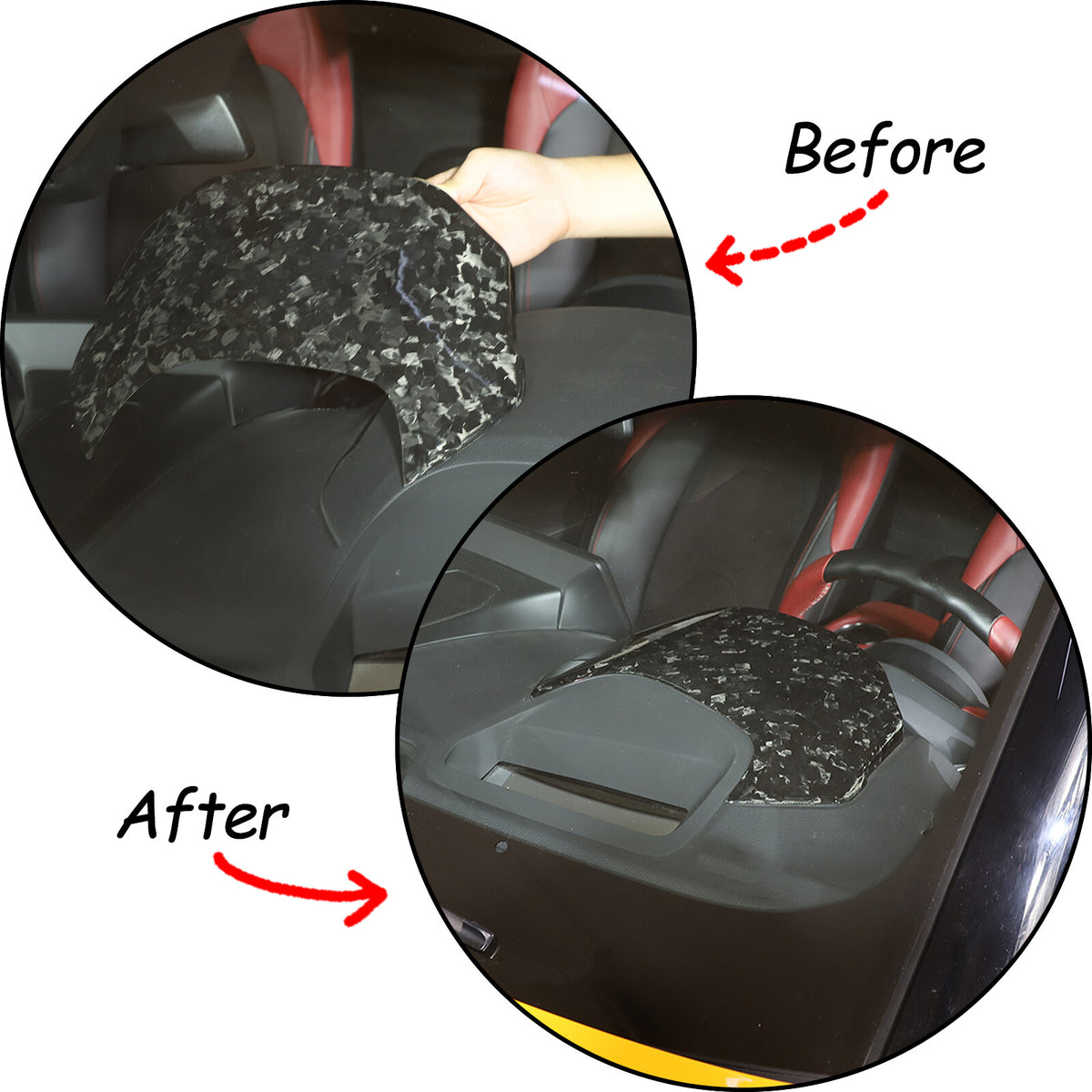 Forged Real Carbon Fiber Interior Exterior Trim Cover For Toyota Supra A90 2019+ - Variants 1-5 14