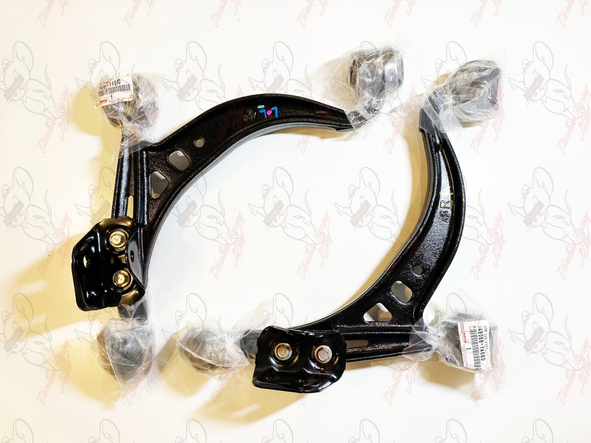 Toyota Genuine JZA80 Supra 93-98 Front Lower Control Arm Left & Right Set OEM 4