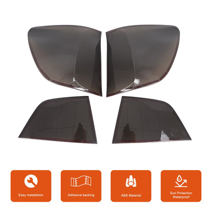 Black Smoked Gray ABS Taillight Cover Trim For BMW X3 F25 2011-2017 US 3