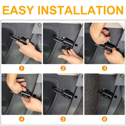 Steel Rear Seat Backrest Adjustment Upright Bracket Trim For Fiat 500 2007-15 6