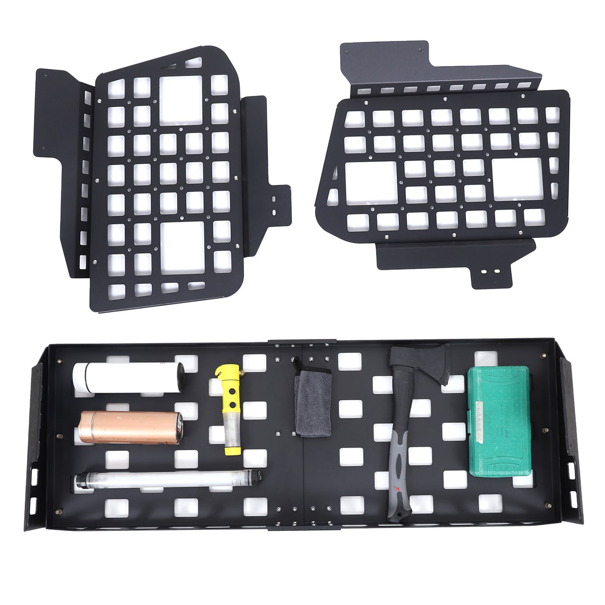 Molle Panel Trunk Shelf Storage Rack For Toyota Land Cruiser Prado LC250 2024+ 4