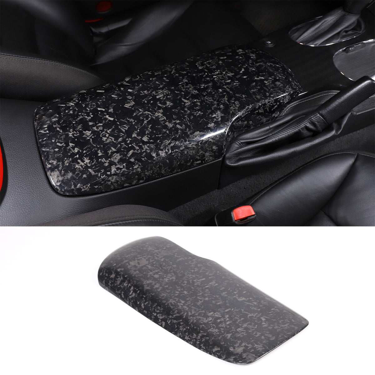 Forged Real Carbon Fiber Full Interior Set Decor Cover Trim Kit for Corvette C6 73