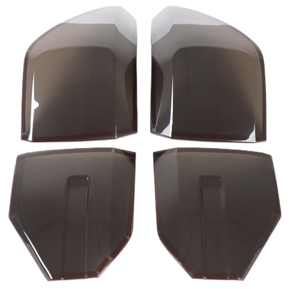 Transparent Gray ABS Smoked Tail Light Cover Trim For Honda Pilot 2023-2025 10