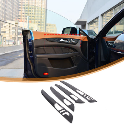 ABS Carbon Fiber Interior door Panel Trim For Benz GLE GLS ML GL W166 2013-19 2