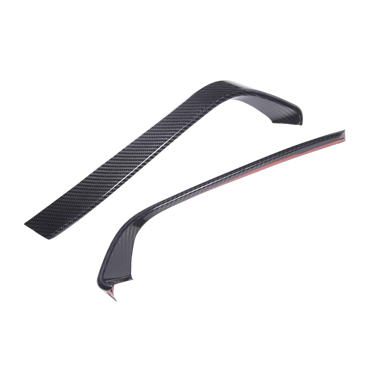 Real Carbon Fiber Front Bumper Side Grill Trim Cover Strip For GR Supra 19+ US 11