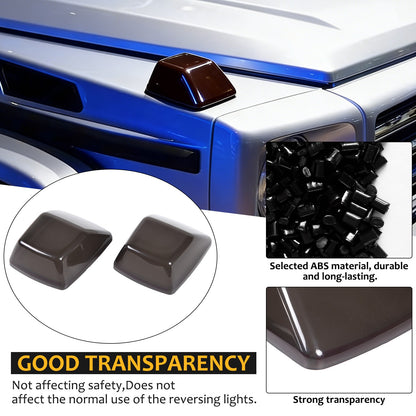 Smoked Front Hood Corner Turn Signal Light Cover For Benz G Class W463 04-18 US 10