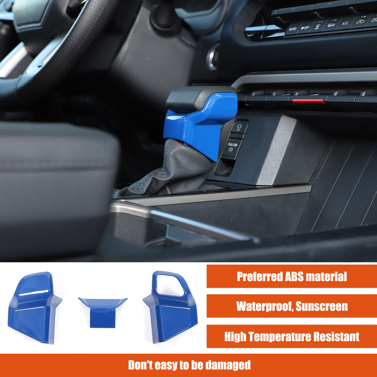 ABS Blue Car Center Panel Trim Interior Accessories For Toyota Tundra 2022-2026 - Variants 1-5 2