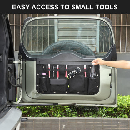 Tailgate Hanging Storage Bag Tray For Land Rover Defender L663 2020+ 1