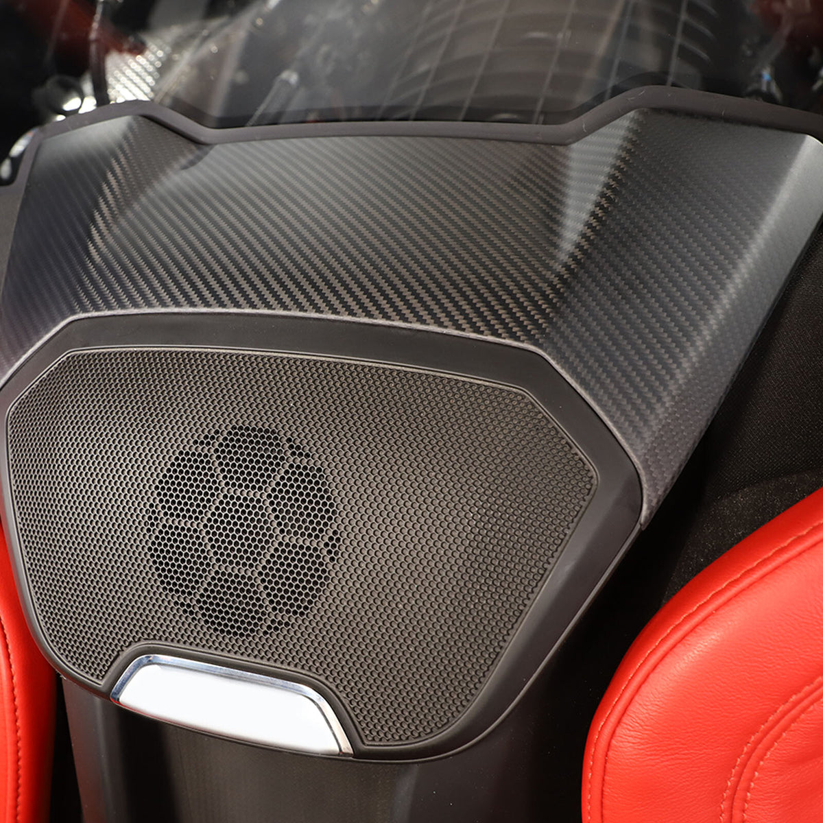 Matte Real Carbon Fiber Interior Exterior Trim Cover For Corvette C8 2020-25 81
