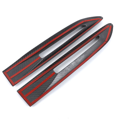 Real Carbon Fiber Side Air Vent Fender Trim For Jaguar F-pace XE XF X761 2016-20 7
