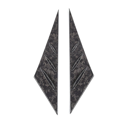 Forged Carbon Fiber Window Triangle A-Pillar Cover Trim For Corvette C6 2005-13 14