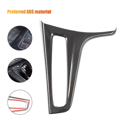 Carbon Fiber ABS Center Control Gear Trim Panel For Cadillac Escalade 21-23 US 12