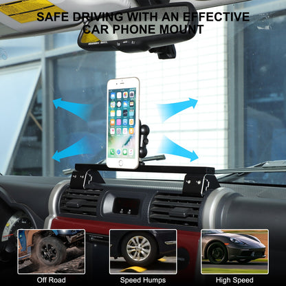 Magnetic Console Multi-Function Phone Mount Bracket For Toyota FJ Cruiser 07-21 19