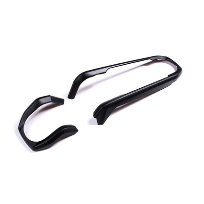 Matte Black Dashboard Decoration U Shape Trim For Toyota Tacoma 2016-2023 US 8