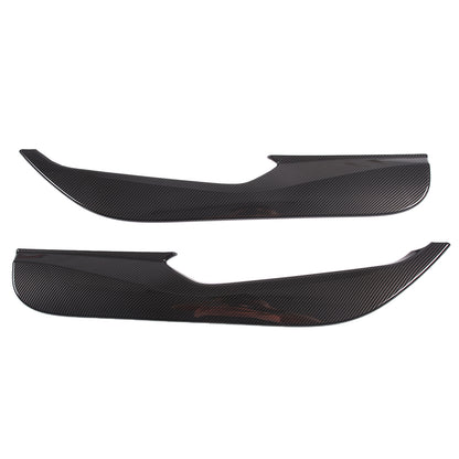 Carbon fiber ABS Car Door Bottom Anti Kick Trim Cover For Corvette C8 Z06 Z51 US 13