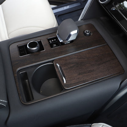 Oak Grain Center Gear Shift Cover Trim for Land Rover Discovery 5 2020-21 10