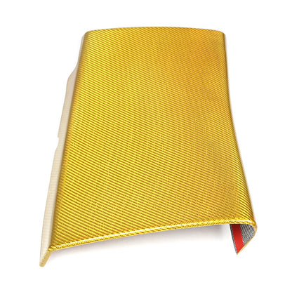Yellow Carbon Fiber Co-pilot Storage Glove Box Trim For Corvette C8 2020-26 17