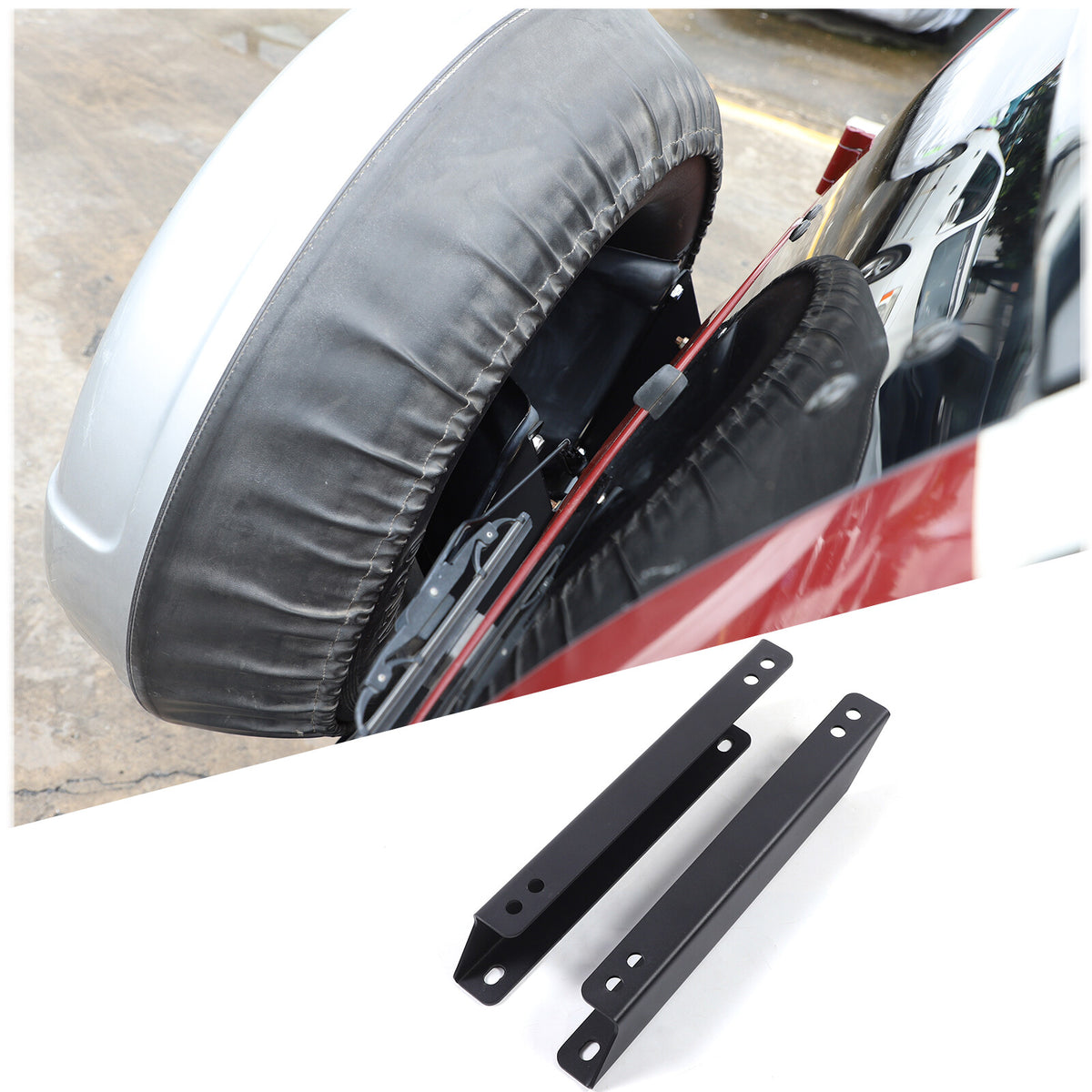 Spare Rear Tire Carrier Tailgate Bracket BACK BRACE For Toyota FJ Cruiser US 5