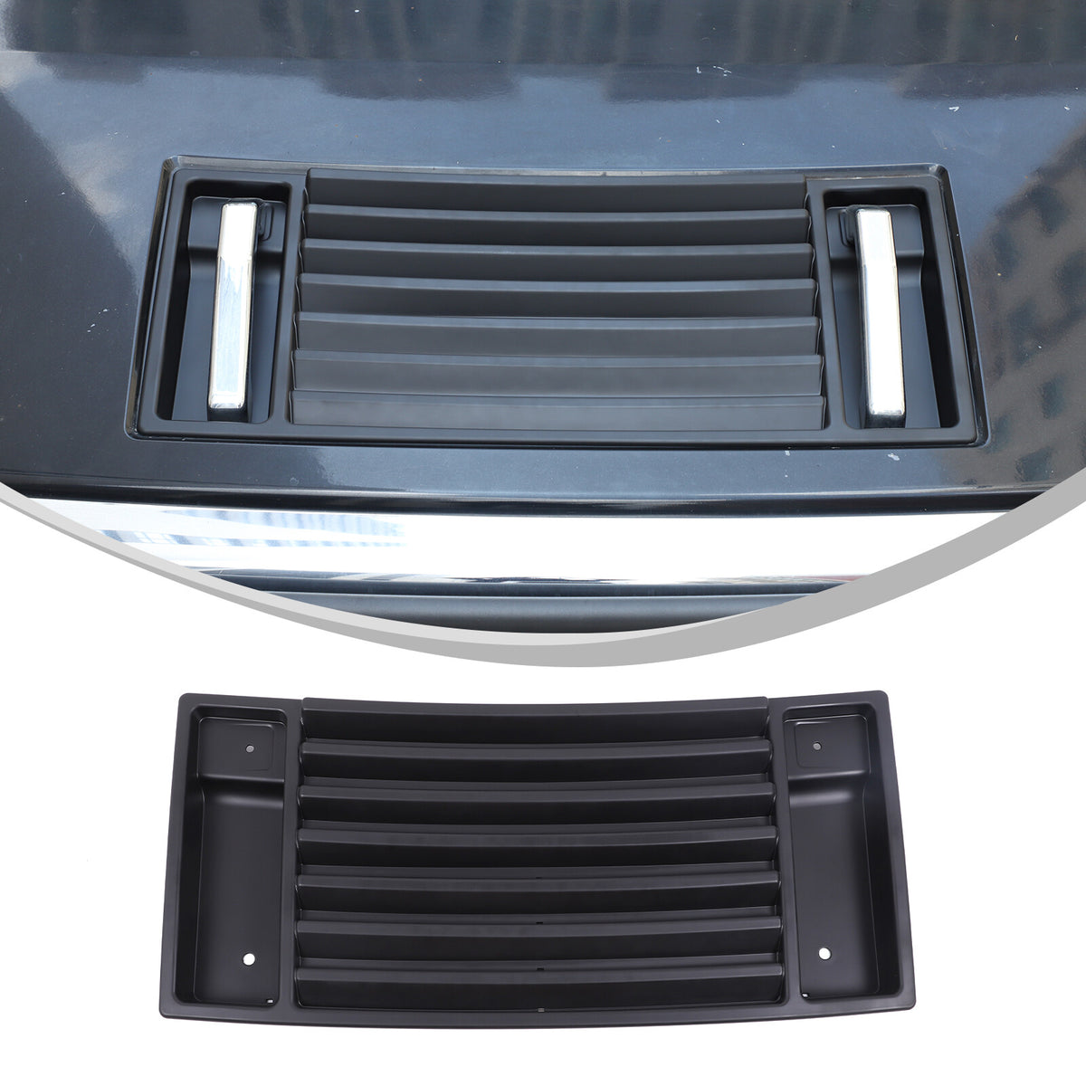 ABS Matte Black Front Hood Grille Engine Cover Trim for Hummer H2 2003-2009 US 18
