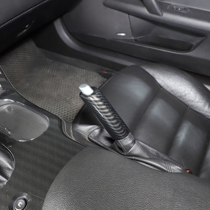 ABS Carbon Fiber Car Parking Lever Handbrake Case Cover For Corvette C6 2005-13 9