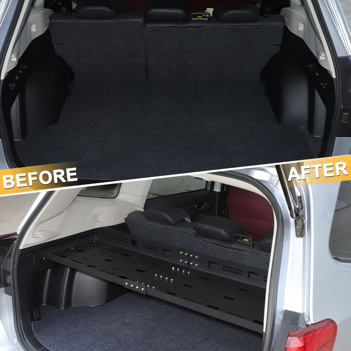 Rear Cargo Rack Luggage Storage Carrier Shelf For Subaru Forester 2019-2024 US 5