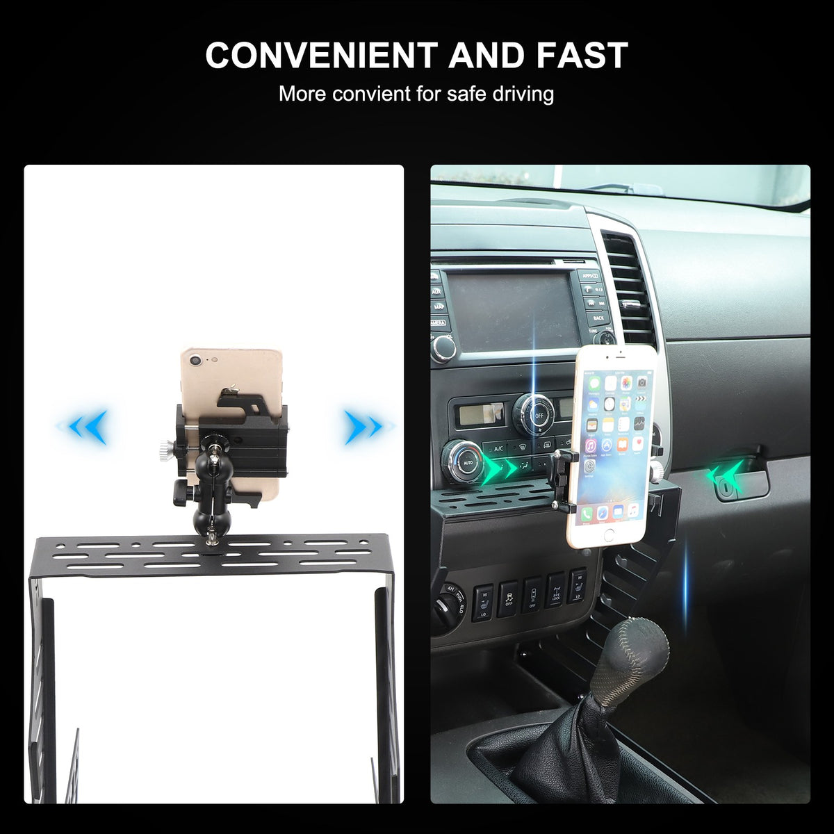 Off-Road Center Multi-Function Extension Platform For Nissan Frontier 2009-2017 8