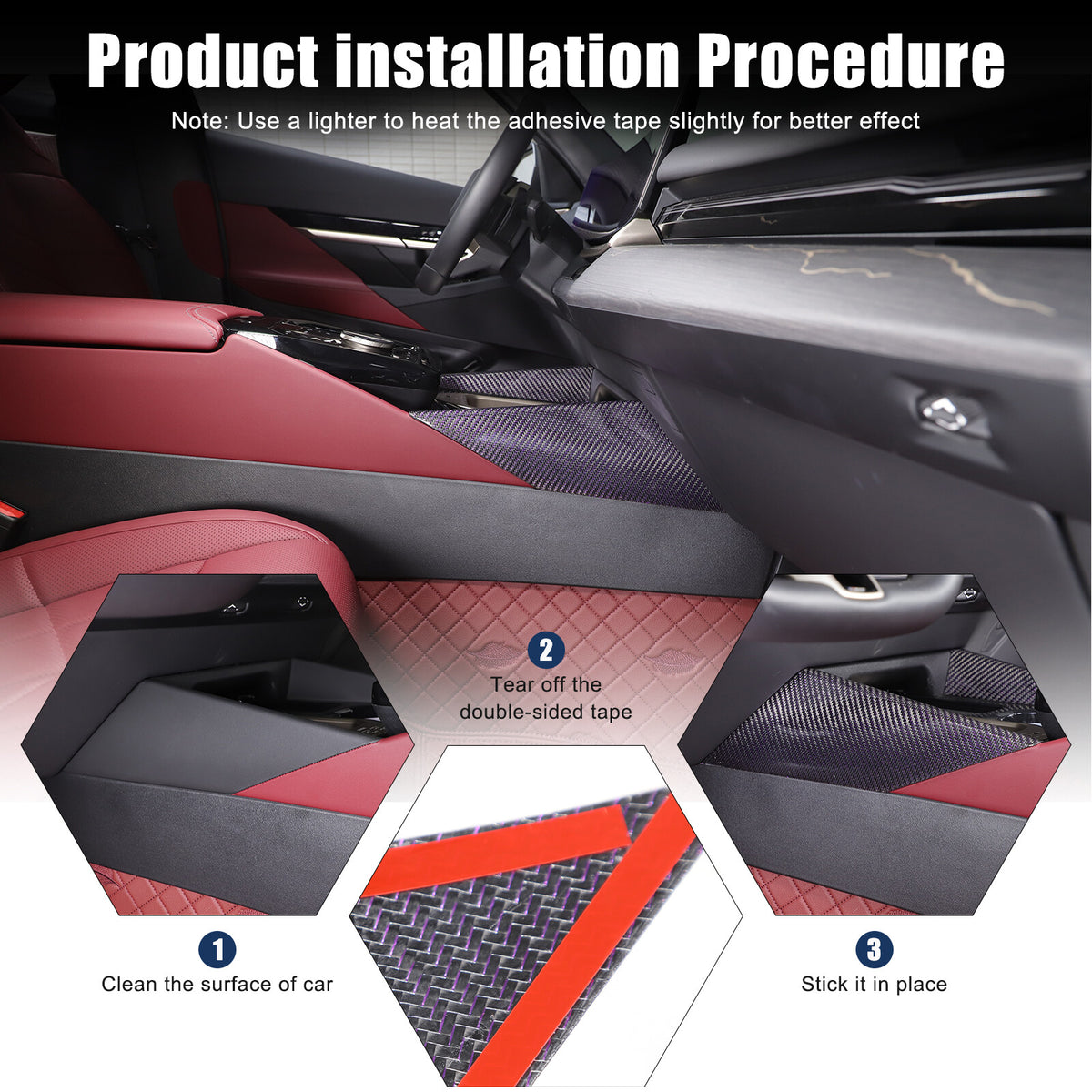 Real Carbon Fiber Center console Gear Shift Side Trim For BMW 5 Series G60 2024+ 22