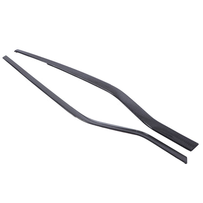 Real Carbon Fiber Interior Door Panel Strip Trim For Lotus Emira V6 i4 23-25 US 4