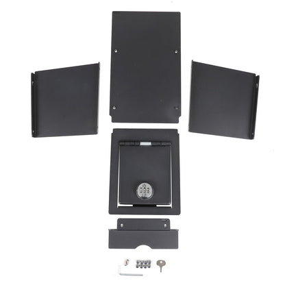 Steel Center Console Safe GUN Storage Lock Box W/ Tray For Hummer H3 2005-2009 10